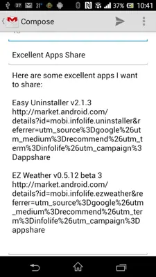 Apps Share android App screenshot 0